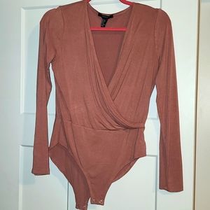 Forever 21 Mauve Bodysuit